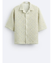 ZARA | Мsizeクロシェシャツ(シャツ/ブラウス)