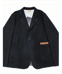 SUNSEA | 19AW 19A38 Cut Off Melton Jacket  3(テーラードジャケット)