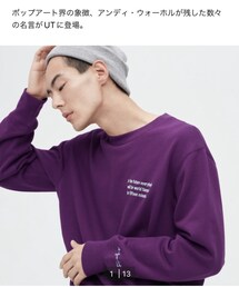 UNIQLO | フィロソフィー•オブ•アンディー•ウォーホールスウェットシャツ（長袖）(スウェット)