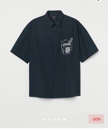 H&M | オーバーサイズコットンシャツ(シャツ/ブラウス)