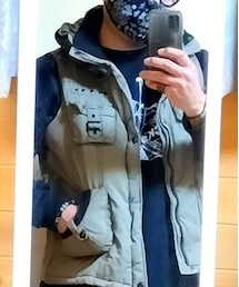 自分でリメイクした服 | ダウンベスト