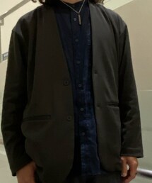 UNIQLO | uniqlo jw anderson 無領長袖襯衫(シャツ/ブラウス)