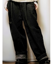 niko and... | ［niko and ...JEANS 2023AW］デニムサイドベルトトラウザー(デニムパンツ)