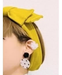 薔薇+ドットピアスs | ピアス（片耳用）