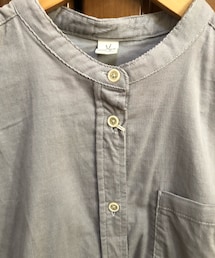 雑貨屋さん | コーデュロイ　バンドカラーシャツ(シャツ/ブラウス)