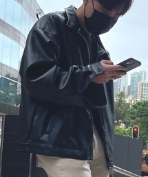 no brand | ライダースジャケット