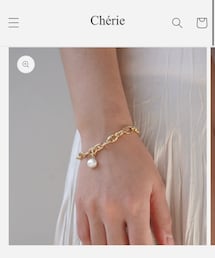 CHERIE | Cherie | pearl chain brace(ブレスレット)