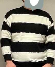 白黒ニット | ニット/セーター