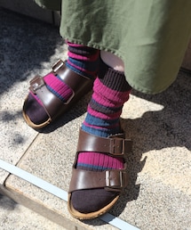 靴下屋 | ランダムリブボーダーソックス(ソックス/靴下)