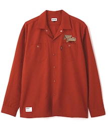 schott | LS TC SHIRT BARBER EMB/バーバーロゴ刺繍 ワークシャツ(シャツ/ブラウス)