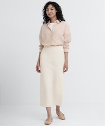 UNIQLO | ドライスウェットナローマキシスカート(スカート)