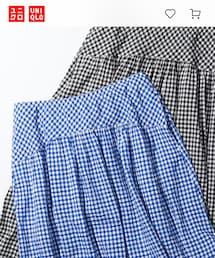 UNIQLO | シアサッカーボリュームスカート(スカート)