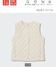 UNIQLO | 3990円(ダウンベスト)
