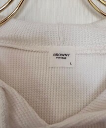 BROWNY | ワッフルプルオーバーパーカー(パーカー)