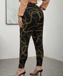 SHEIN | チェーン柄レギンス(レギンス/スパッツ)