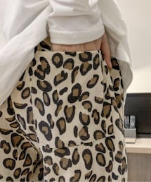 no brand | ヒョウ柄スウェットパンツ(スウェットパンツ)