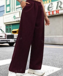 SHEIN | SHEIN ワイドレッドパンツ(パンツ)