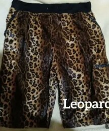 no brand | ベロア レオパードショートパンツ(その他パンツ)
