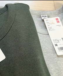 UNIQLO | UNIQLO ソフトリブクルーネックＴ(Tシャツ/カットソー)