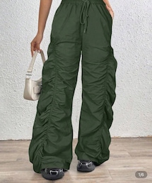 SHEIN | SHEIN ギャザーカーゴパンツ(カーゴパンツ)