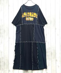 VINTAGE | 古着リメイクパッチワークワンピース (ワンピース/ドレス)