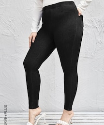 SHEIN | SHEIN ハイウエスト　ソリッドジェギンス(パンツ)