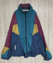 VINTAGE | カナダ製　マルチカラーナイロンジャケット(ナイロンジャケット)