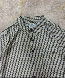 VINTAGE | 90s 総柄半袖シルクシャツ(シャツ/ブラウス)