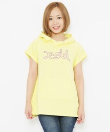 X-girl | LOGO SWEAT HOOD TUNIC(パーカー)