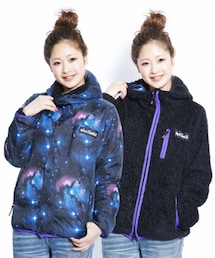 X-girl | X-girl×WILD THINGS　MONSTER FLEECE REVERSIBLE JACKET(マウンテンパーカー)