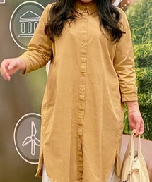 no brand | シャツワンピース