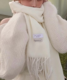 POMIII PARTAGE | wool touch smooth muffler(マフラー)