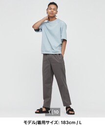 UNIQLO | コットンリラックスアンクルパンツ XL(その他パンツ)