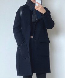 LIDNM | ノーカラーコート