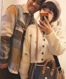 Samansa Mos2 blue | カーディガン/ボレロ