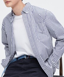 UNIQLO: エクストラファインコットンブロードストライプシャツ | シャツ/ブラウス