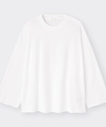 GU: ワイドスリーブT(長袖)NT+E | Tシャツ/カットソー