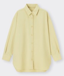 GU | オーバーサイズシャツ(長袖)(トップス)