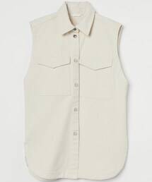 H&M | オーバーサイズデニムベスト(ベスト)