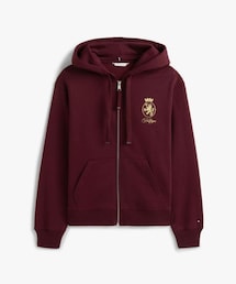 TOMMY HILFIGER | ゴールドクレストテリージップスルーパーカー WW46126 sサイズ(パーカー)