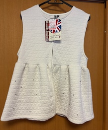 しまむら | キルティングパールベスト　HK WORKS LONDON 2025.3.(ベスト)