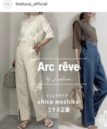 しまむら | デニムサスツキスリットPT Arc reve LINOLUCE 2021.7.(デニムパンツ)