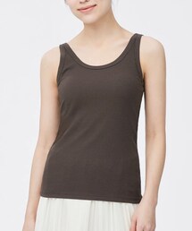 GU | ブラフィールリブタンクトップ 2022.1.(インナーウェア/肌着)