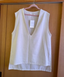 しまむら | リネンVネックベスト　Helm 2023.4.(ベスト)