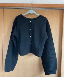 しまむら | ダイヤキルト短丈カーディガン　RIVIETTA  2022.11.(カーディガン/ボレロ)