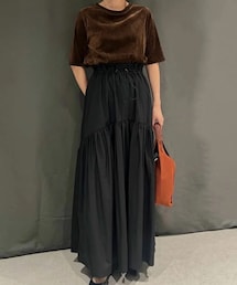 A Day in the Life  | シアーベロア　ハーフスリーブT  2024.9.(Tシャツ/カットソー)