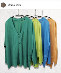 しまむら | シアーカラーカーディガン　efforia_style 2022.9.(カーディガン/ボレロ)