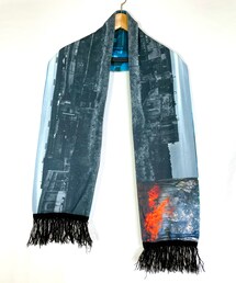 Maison book girl | 軍艦島っぽいプリントにときめいた。(マフラー)