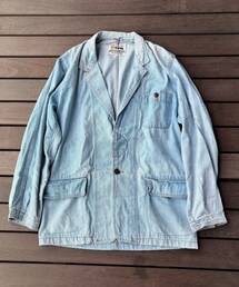 VINTAGE | 80s Italian Denim Tailored Jacket(テーラードジャケット)