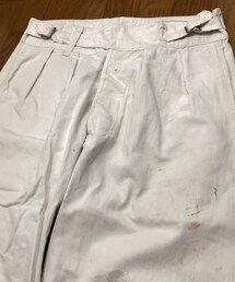VINTAGE | 50s Royal Navy white cotton gurkha trousers(その他パンツ)